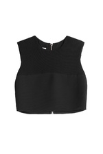 Cropped Mixed Media Shell by McQ Alexander McQueen