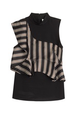 Silk Sleeveless Blouse with Ruffles by 3.1 Phillip Lim