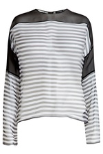 Striped Silk Blouse by Anthony Vaccarello