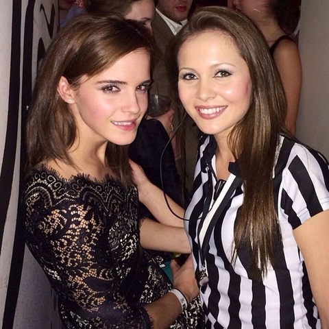 Emma Watson at Jackwills Varsity rugby Afterparty submitted by Canary + Rook
