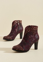 Deserved Decadence Leather Bootie by ModCloth