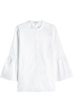 Cotton Shirt with Bell Sleeves by Tibi