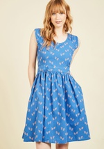 Downtime Devotee A-Line Dress by Mata Traders