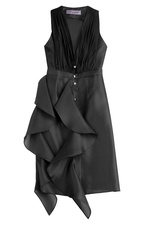 Silk Dress with Ruffles by Emanuel Ungaro