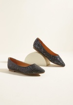 Automatic Admiration Glitter Flat by ModCloth