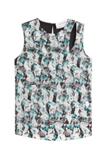 Printed Silk Blouse by Prabal Gurung