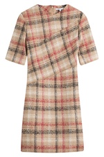 Checked Dress with Wool by Carven