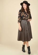 A-List Attendee Midi Skirt by JOA