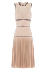 Pleated Silk Dress by Alexander McQueen