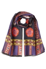 Printed Scarf with Wool, Silk and Mohair by Etro