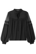 Blouse with Sheer Top by Tara Jarmon
