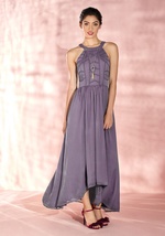 Brave New Whirl Maxi Dress in Lavender by East End Apparels