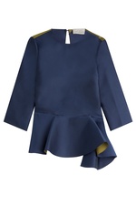 Color Block Top with Ruffle by Preen