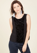 Spiffy Studies Tank Top in Black by Appareline Inc