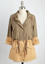 New England Inclination Jacket in Olive by Blu Pepper (blue bird)