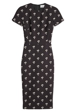 Embroidered Midi Dress by Victoria Beckham