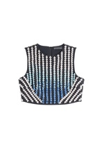 Embellished Cropped Top by David Koma
