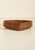 Punctual Perforations Belt by Belgo Lux Fashion Acc. Inc