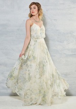 Enchanting Romantic Dress in Ivory Floral by Jenny Yoo Collection, Inc.