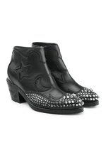 Solstice Studded Leather Ankle Boots by McQ Alexander McQueen