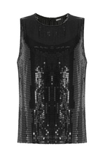 Sequin Embellished Sleeveless Top by DKNY