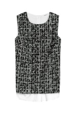 Tweed Top with Cotton Contrast by Bailey 44