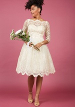 Chi Chi London Gilded Grace Lace Dress by Chi Chi London