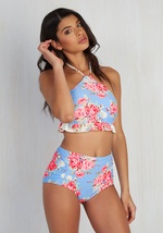 The Shore Must Go On Swimsuit Top by Betsey Johnson Swim
