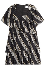 Cotton Diagonal Stripe Dress by Sonia Rykiel