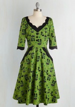 Weekend Fore-cats A-Line Dress by Silver Stop