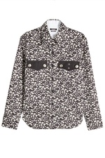 Printed Shirt with Embossed Buttons by CALVIN KLEIN 205W39NYC