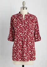 Cook Lively! Floral Top in Falling Flowers by CALS Collection