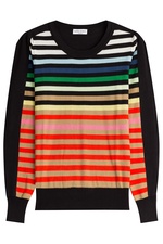 Striped Silk-Cotton Pullover by Sonia Rykiel
