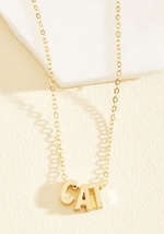 Spell It Meow-t Necklace by Beijo Brasil