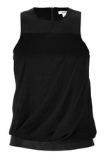 Artemis Top in Black by Helmut Lang