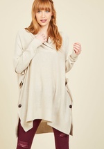 Better Latte Than Never Sweater in Sand by RD INTERNATIONAL