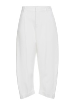 Silk-Cotton Cropped Pants by Dsquared2