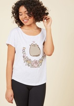Keep Pusheen Your Luck T-Shirt by Isaac Morris Ltd.