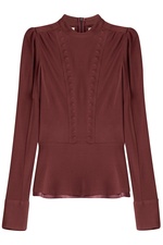 Blouse with Cut-Out Detail by Maison Margiela