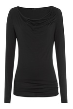 Draped Jersey Top by Donna Karan