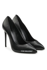 For Walking Leather Pumps by Off-White