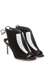 La Indispensable 7 Suede and Leather Pumps by Olgana