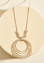 Has Nice Rings to It Necklace by Ana Accessories Inc