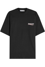 Political Cotton T-Shirt by Balenciaga