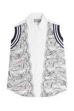 Cotton Shirt with Lace by Preen