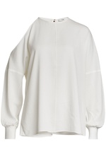 Blouse with Cold Shoulder by Tibi