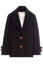 Coat with Oversized Buttons by See by Chloe