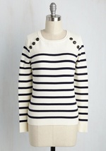Ahoy, Meetings! Sweater by Vero Moda