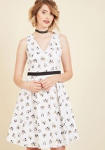 Panda Panache A-Line Dress by YELLOW STAR