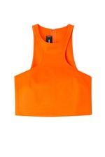 Cotton Twill Cropped Top by Dsquared2